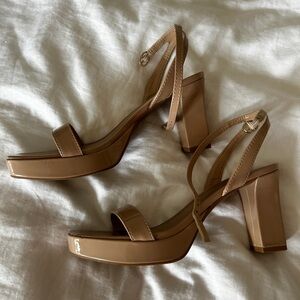 Nine West Nude Heels